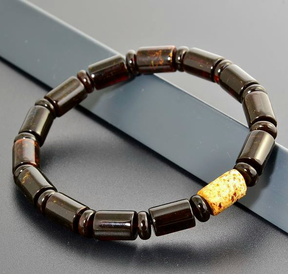 Mens Amber Bracelet