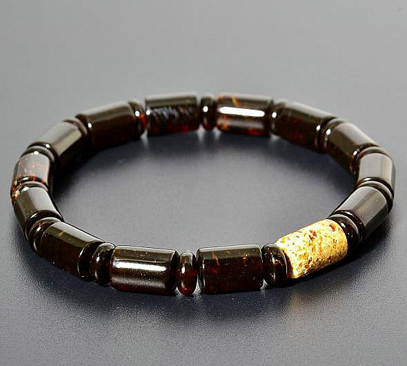 Mens Amber Bracelet