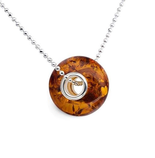 Amber Charm Bead