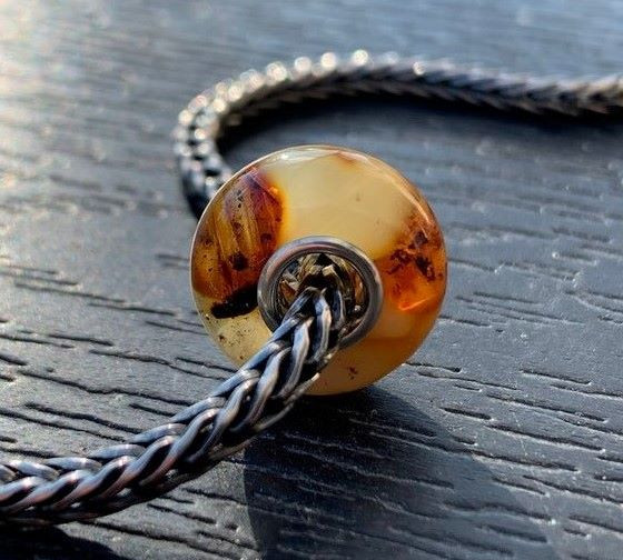 Amber Charm Bead