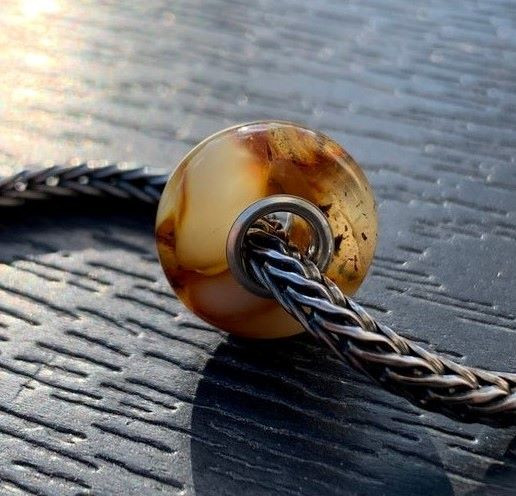 Amber Charm Bead