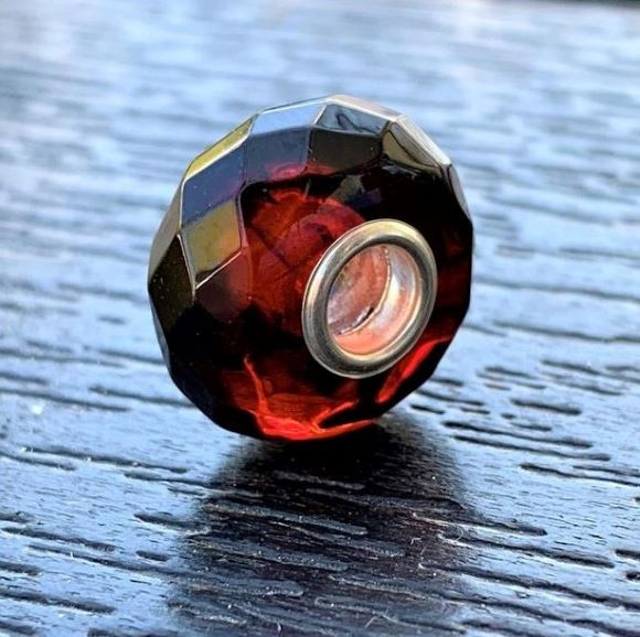 Amber Charm Bead 