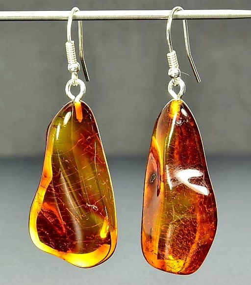 Amber Earrings