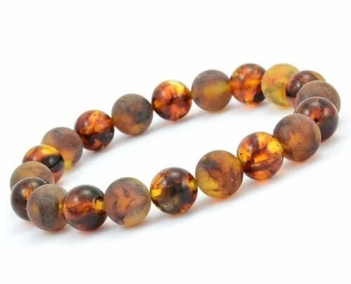 Amber Beaded Bracelet