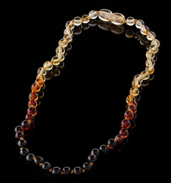 Amber Beaded Necklace 