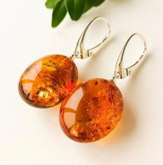 Amber Earrings