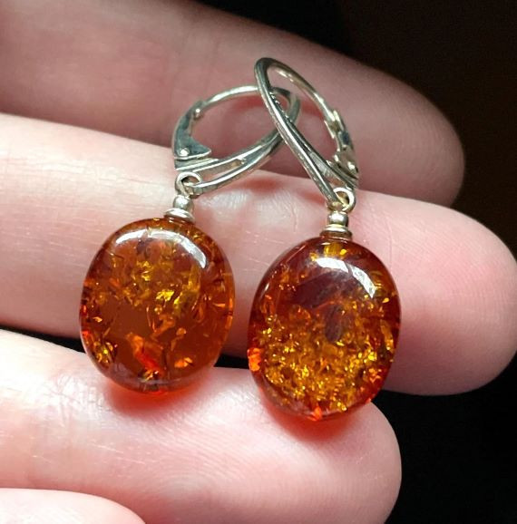 Amber Earrings