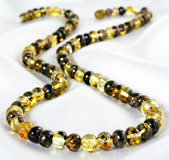Green Amber Necklace