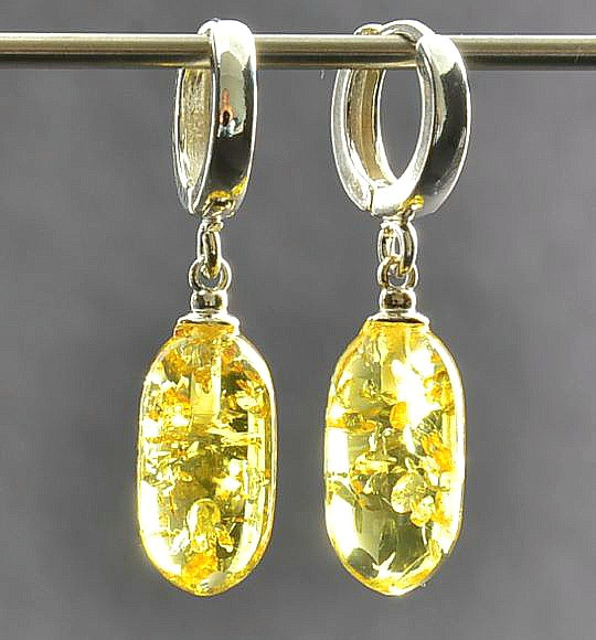 Amber Dangle Earrings