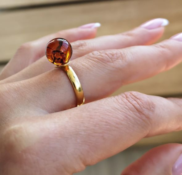Baltic Amber Ring 