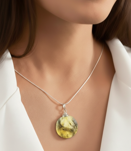 Large Amber Pendant