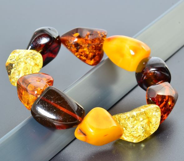 Amber Beaded Bracelets