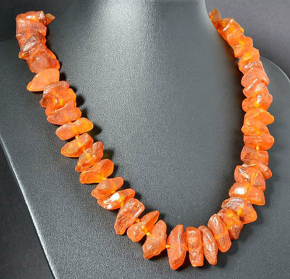 Raw Amber  Necklace