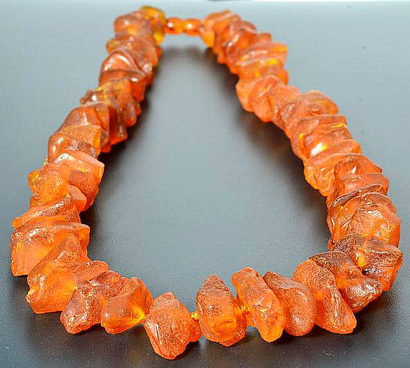 Raw Amber  Necklace