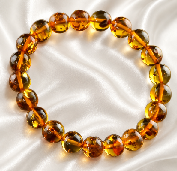 Amber Beaded Bracelet