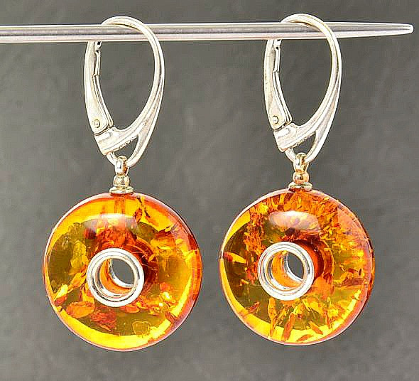 Amber Earrings