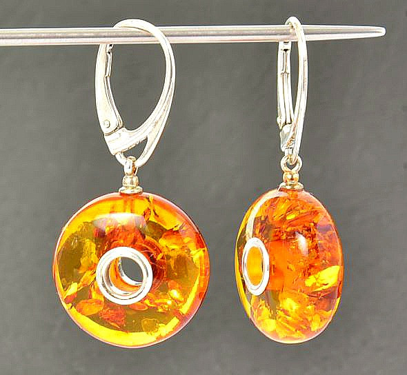 Amber Earrings