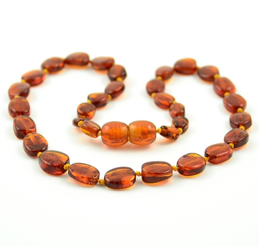 amber teething necklace