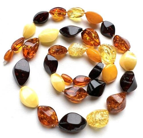 Faceted Amber Necklace