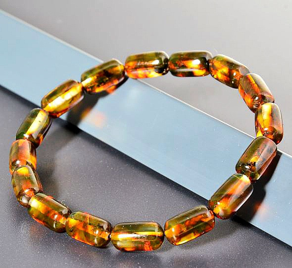 Amber Beaded Bracelet