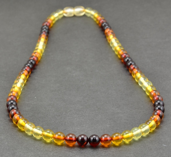 Amber Beaded Necklace 