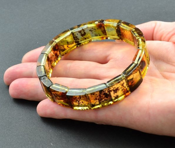 Green Amber Bracelet