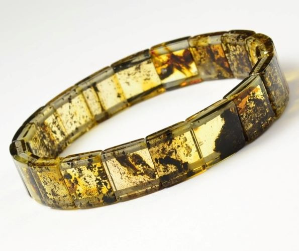 Green Amber Bracelet