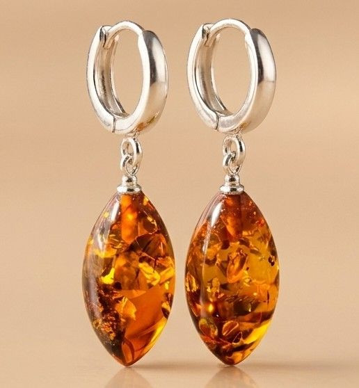 Amber Earrings