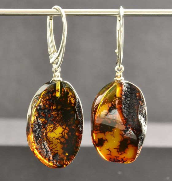 Amber Earrings