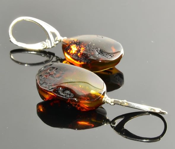 Amber Earrings