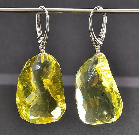 Massive Amber Earrings