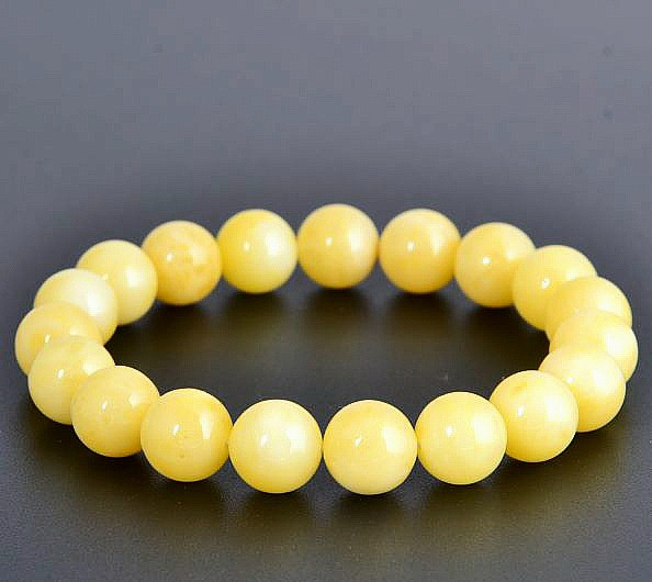 Amber Beaded Bracelet