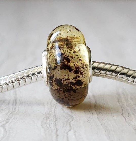 Amber Charm Bead