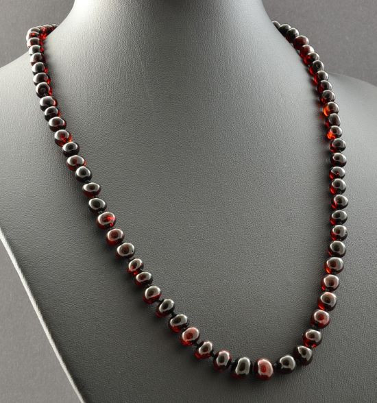 Amber Beaded Necklace
