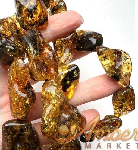 Green Amber Necklace