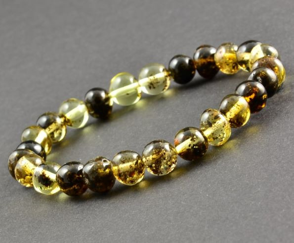 Green Amber Bracelet