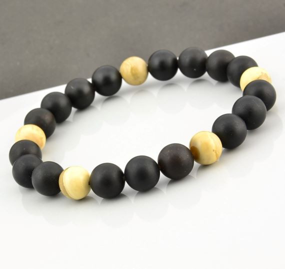 Mens Amber Bracelet