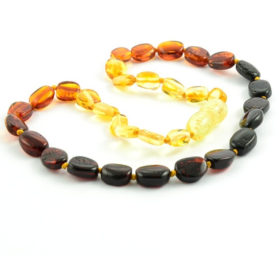 Amber Beaded Necklace 