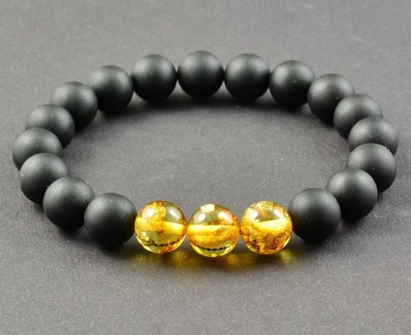 Mens Amber Bracelet