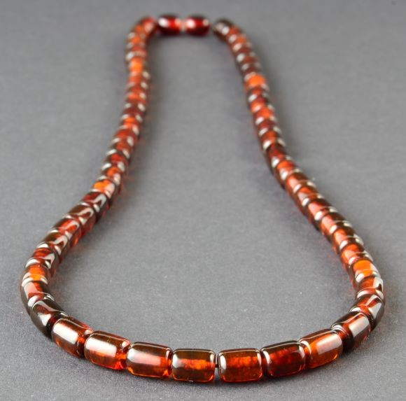 mens amber necklace