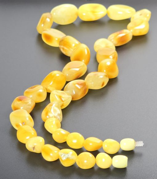 Amber Beaded Necklace 