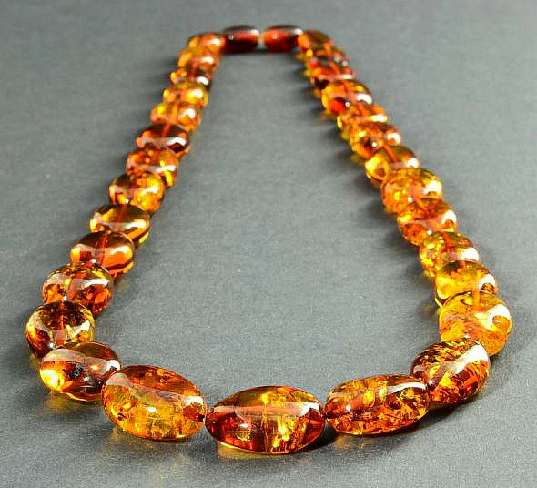 Amber Beaded Necklace
