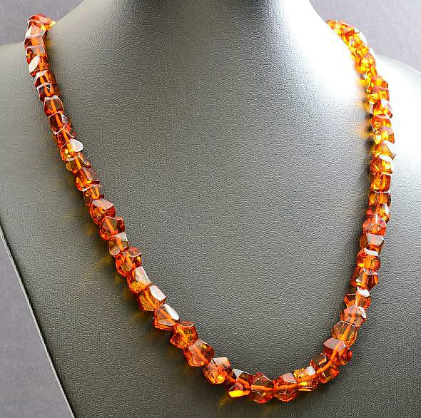 Amber Beaded Necklace