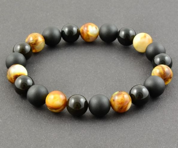 Mens Amber Bracelet