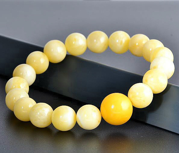 Amber Beaded Bracelet