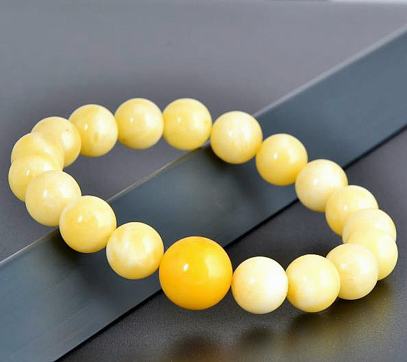 Amber Beaded Bracelet