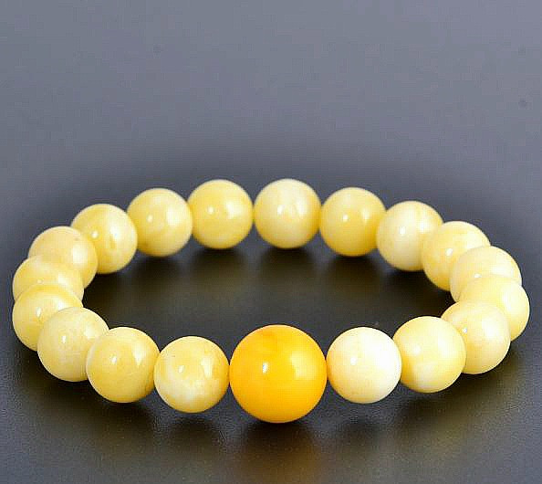 Amber Beaded Bracelet