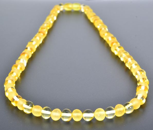 Amber Beaded Necklace 