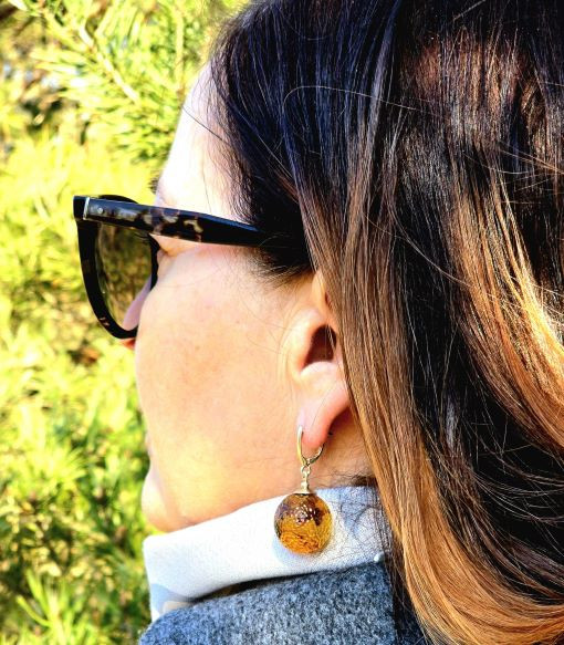 Amber Earrings