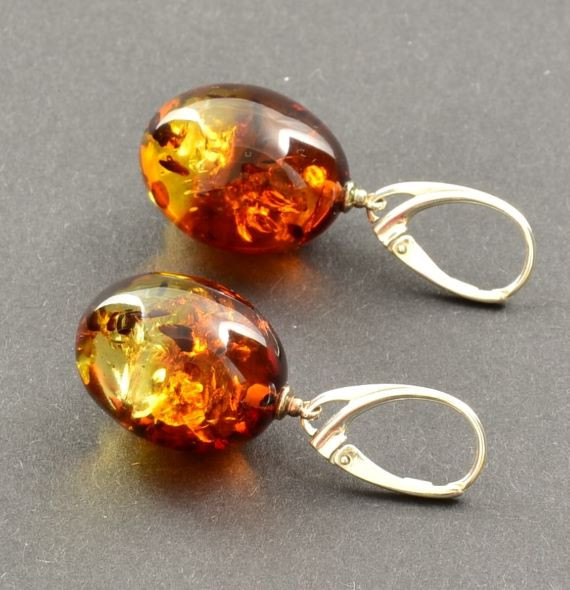 Amber Earrings